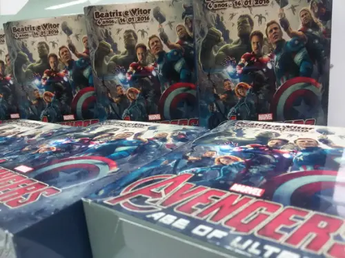 Caixinha Personalizada - Os Vingadores