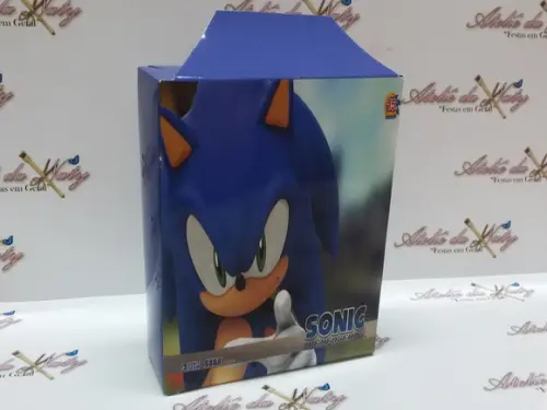 Caixinha Personalizada - Sonic