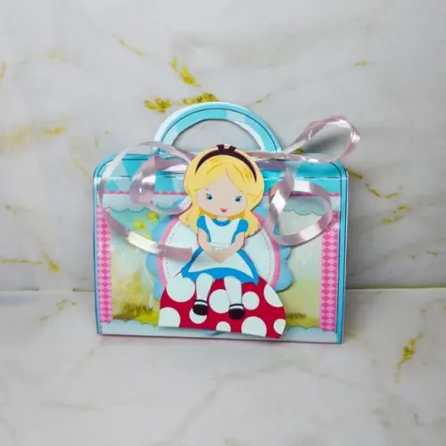 Caixinha Porta Chocolate - Alice no País das Maravilhas