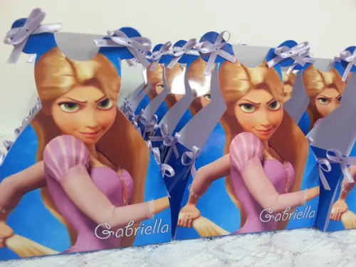 Caixinha Vestidinho Tangled