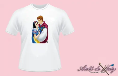 Camiseta - Branca de Neve