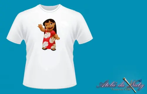Camiseta - Lilo & Stitch