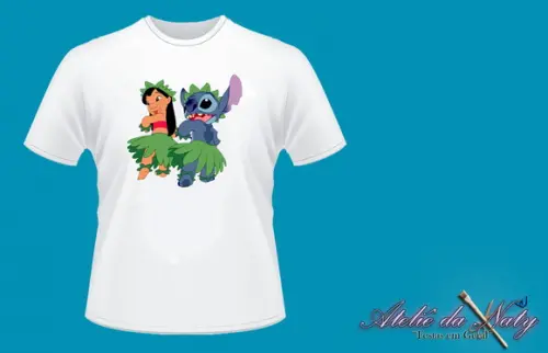 Camiseta - Lilo & Stitch