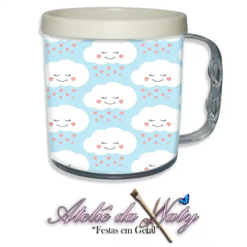 Caneca - Nuvens