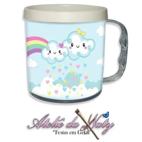 Caneca - Nuvens