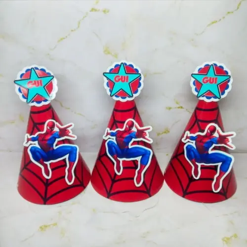 Chapéu 3d para Festa - Homem Aranha
