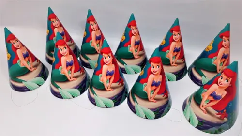 Chapéu para Festa - Pequena Sereia