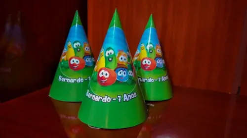 Chapéu para Festa - Vegetais
