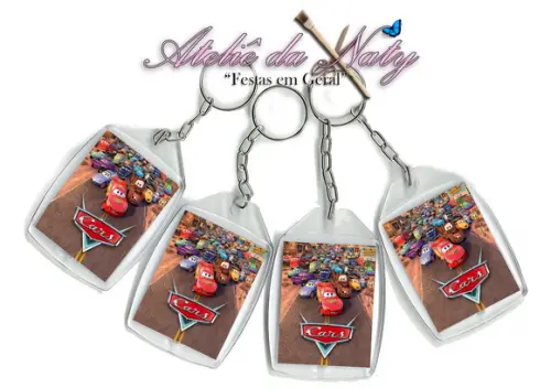 Chaveiro Personalizado - Carros