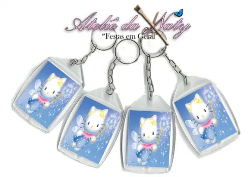 Chaveiro Personalizado - Hello Kitty
