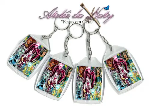 Chaveiro Personalizado - Monster High