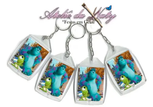 Chaveiro Personalizado - Monstros