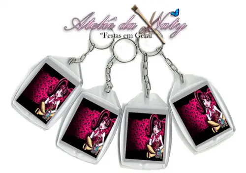 Chaveiro Personalizado - Monster High
