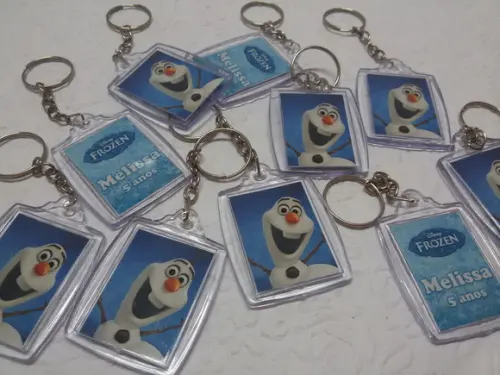 Chaveiro Personalizado - Olaf com Saquinho