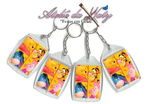 Chaveiro Personalizado - Pooh