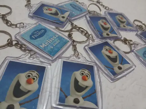 Chaveiro Personalizado - Olaf com Saquinho
