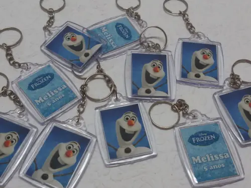 Chaveiro Personalizado - Olaf com Saquinho