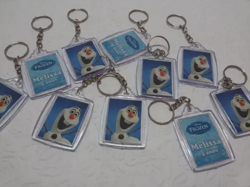 Chaveiro Personalizado - Olaf com Saquinho