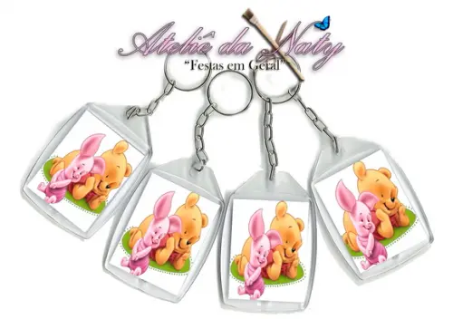 Chaveiro Personalizado - Pooh Baby