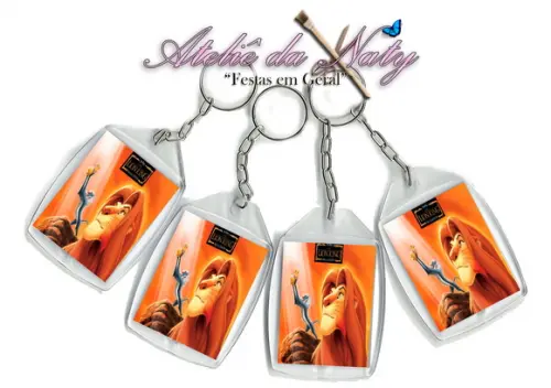 Chaveiro Personalizado - Rei Leão
