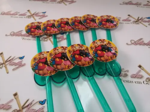 Colherzinhas personalizadas - Alvin