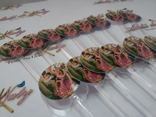 Colherzinhas personalizadas - Tangled