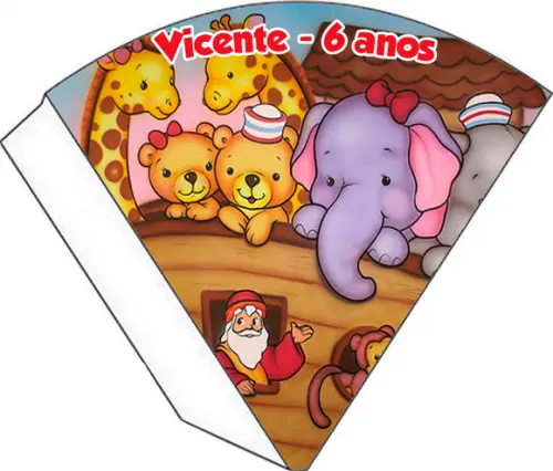 Cone Personalizado - Arca de Noé