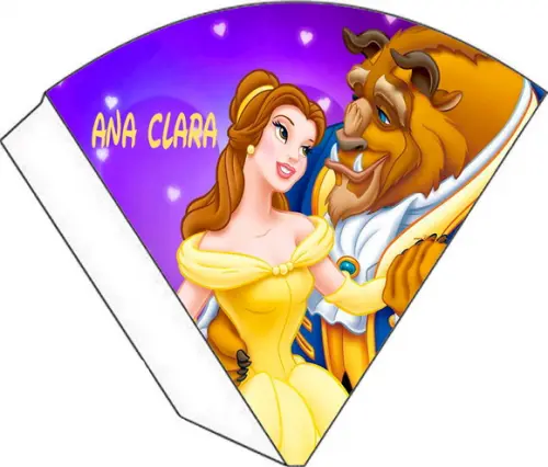 Cone Personalizado - Bela e a Fera