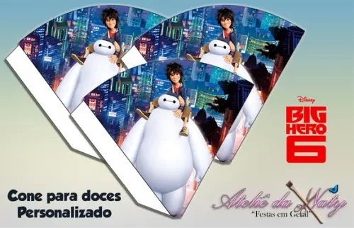 Cone Personalizado - Big Hero 6