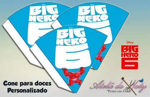 Cone Personalizado - Big Hero 6