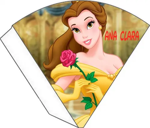 Cone Personalizado - Bela e a Fera