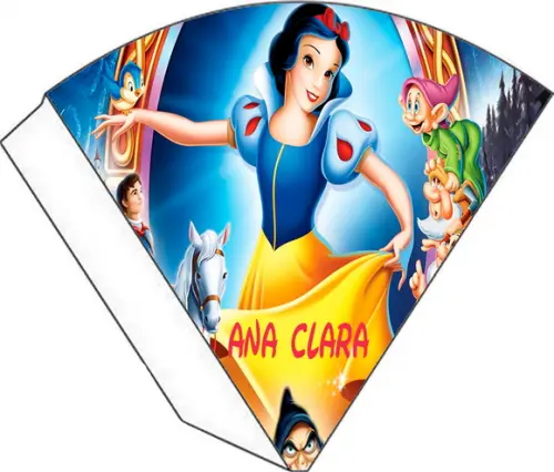 Cone Personalizado - Branca de Neve