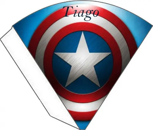 Cone Personalizado - Capitão América