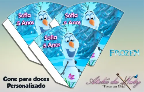 Cone Personalizado - Frozen