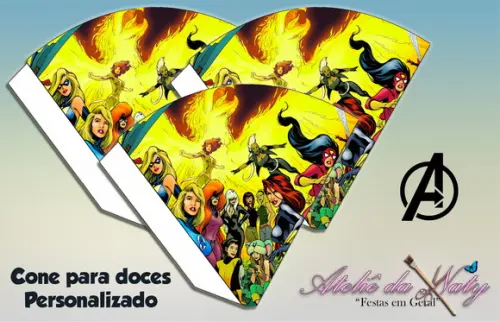 Cone Personalizado - Heroínas
