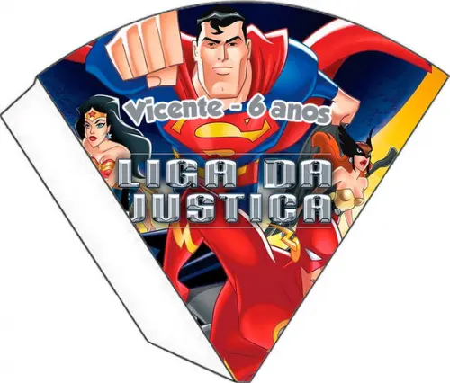 Cone Personalizado - Liga da Justiça