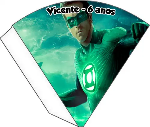 Cone Personalizado - Lanterna Verde