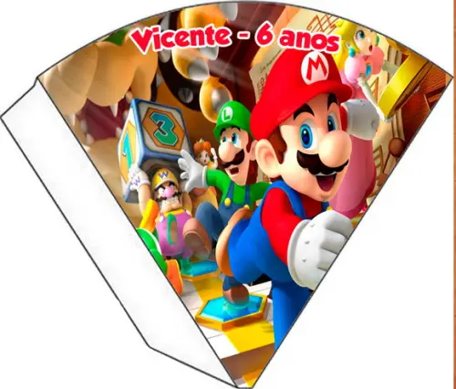 Cone Personalizado - Mario Bros