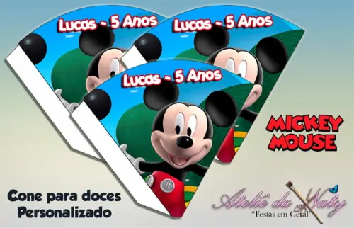 Cone Personalizado - Mickey
