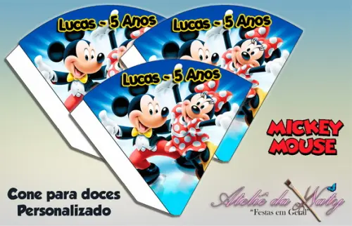 Cone Personalizado - Mickey