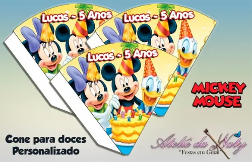 Cone Personalizado - Mickey