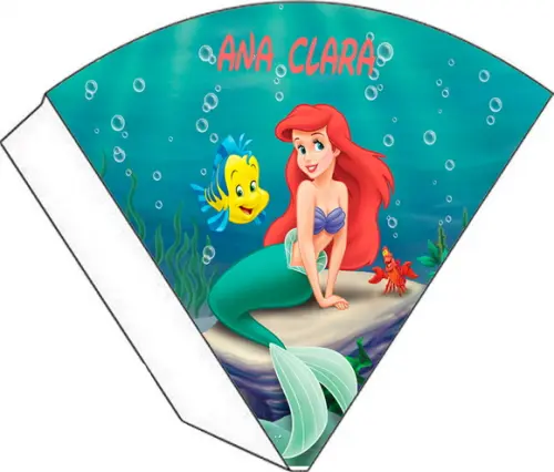 Cone Personalizado - Pequena Sereia