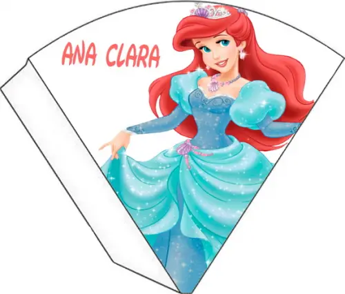 Cone Personalizado - Pequena Sereia