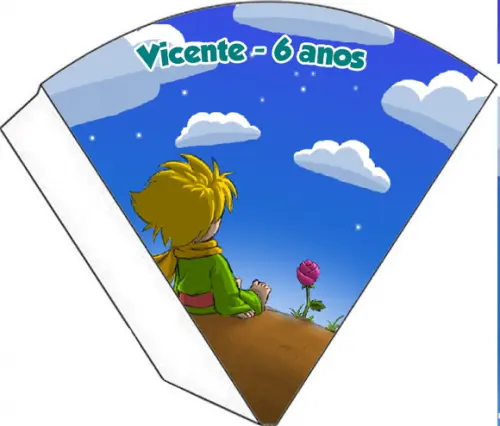 Cone Personalizado - Pequeno Princípe