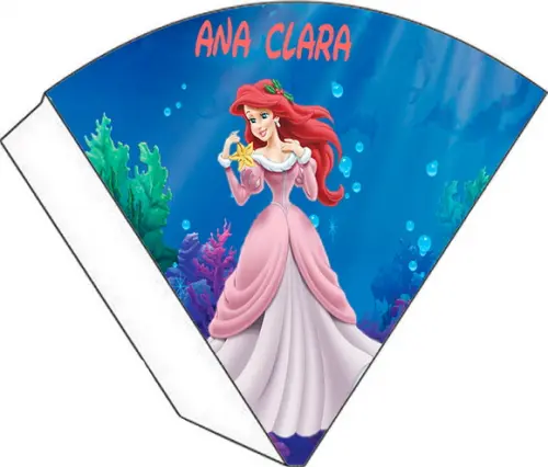 Cone Personalizado - Pequena Sereia