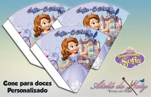 Cone Personalizado - Princesa Sofia