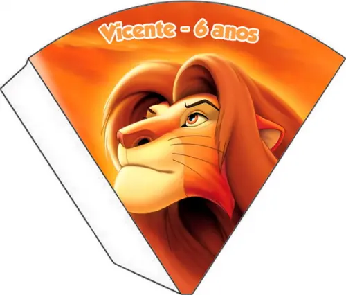 Cone Personalizado - Rei Leão