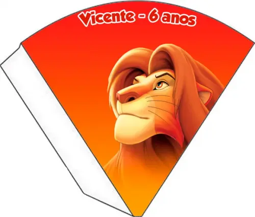 Cone Personalizado - Rei Leão