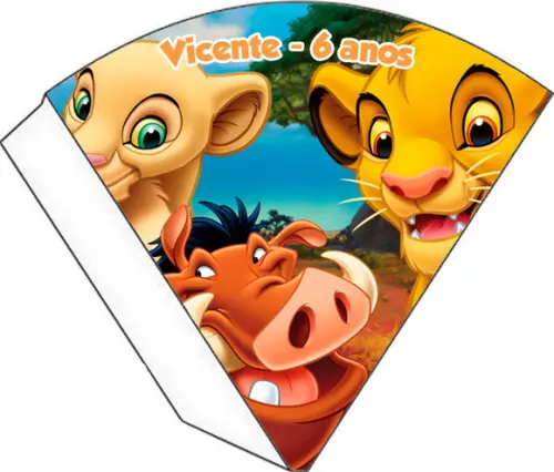 Cone Personalizado - Rei Leão
