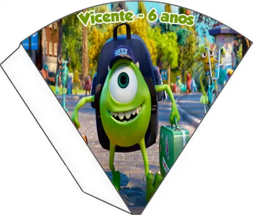 Cone Personalizado-Universidade Monstros